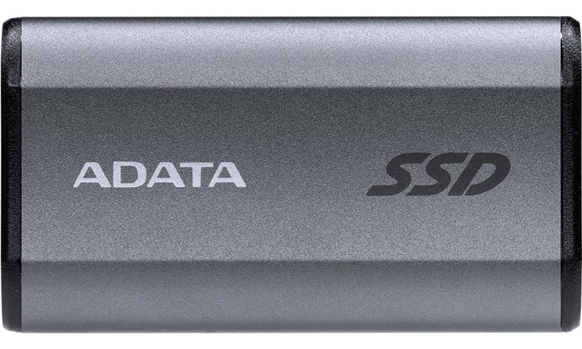 ADATA SE880 - SSD - 4TB - extern (tragbar) - USB 3,2 Gen 2x2 (USB-C Steckverbinder) - Titanium Gray (AELI-SE880-4TCGY) afbeelding 1