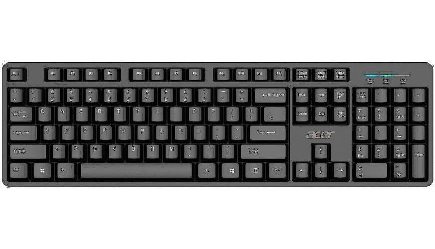 Acer Usb Wired Keyboard Home/Office Qwerty Us - Tastatur (GP.KBD11.04F) afbeelding 1