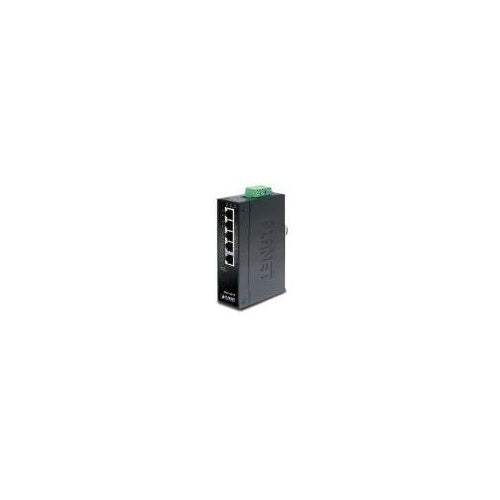 PLANET ISW-501T - Switch - 5 x 10/100 - an DIN-Schiene montierbar, wandmontierbar afbeelding 1