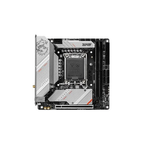 MSI MPG B650I EDGE WIFI - Motherboard - Mini-ITX - LGA1700-Sockel - B760 Chipsatz - USB 3,2 Gen 1, USB 3,2 Gen 2, USB-C 3,2 Gen2 - 2,5 Gigabit LAN, Bluetooth, Wi-Fi - Onboard-Grafik (CPU erforderlich) - HD Audio (8-Kanal) (7D40-005R) afbeelding 6
