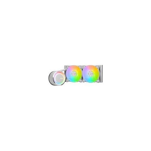 MSI MAG CORELIQUID E240 - Prozessor-Flüssigkeitskühlsystem - Kühlergröße: 240 mm - (für: LGA1156, LGA1155, LGA1150, LGA1151, AM4, LGA1200, LGA1700, AM5) - Kupfersockel - 120 mm - white (306-7ZW5E21-C24) afbeelding 1