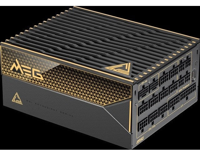 MSI MEG Ai1600T 1600W PCIE5 80+ Titanium power supply (306-7ZPEX11-CE0) afbeelding 1