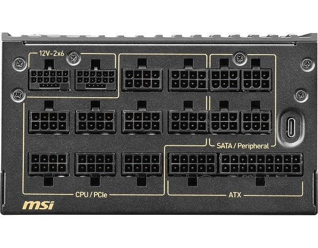 MSI MEG Ai1600T 1600W PCIE5 80+ Titanium power supply (306-7ZPEX11-CE0) afbeelding 6