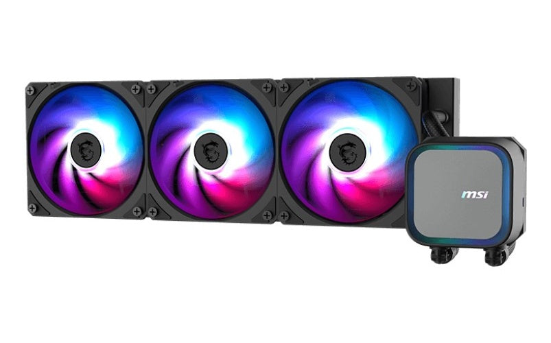 MSI MAG CORELIQUID A13 360 - Prozessor-Flüssigkeitskühlsystem - Kühlergröße: 360 mm - (für: LGA1150, LGA1151, LGA1155, LGA1156, LGA1200, LGA1700, LGA1851, AM5, AM4) - Kupfer - 120 mm (306-7ZWDA11-L80) afbeelding 1