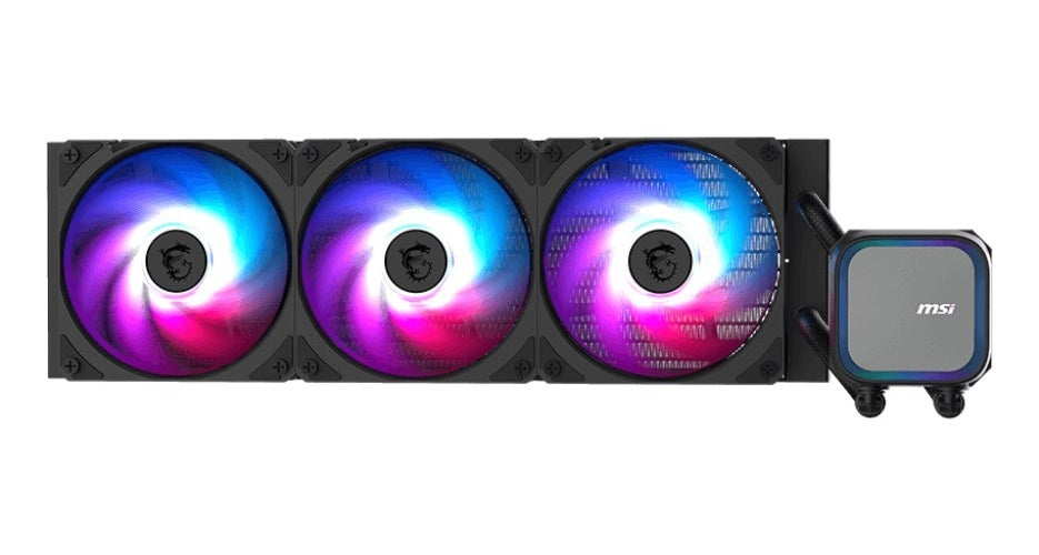MSI MAG CORELIQUID A13 360 - Prozessor-Flüssigkeitskühlsystem - Kühlergröße: 360 mm - (für: LGA1150, LGA1151, LGA1155, LGA1156, LGA1200, LGA1700, LGA1851, AM5, AM4) - Kupfer - 120 mm (306-7ZWDA11-L80) afbeelding 2