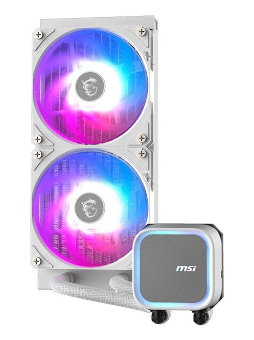 MSI MAG Coreliquid A13 240 WHITE Motherboard  Processor All-in-one liquid cooler 12 cm 1 pc(s) afbeelding 1