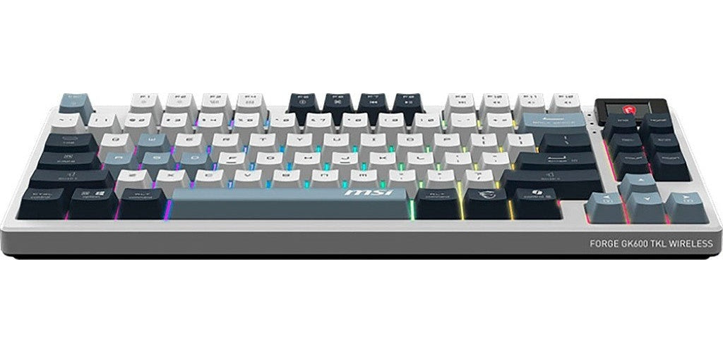 MSI Forge GK600 TKL W Sky DE GAMING Keyboard Black retail (S11-43DEP01-HH9) afbeelding 5