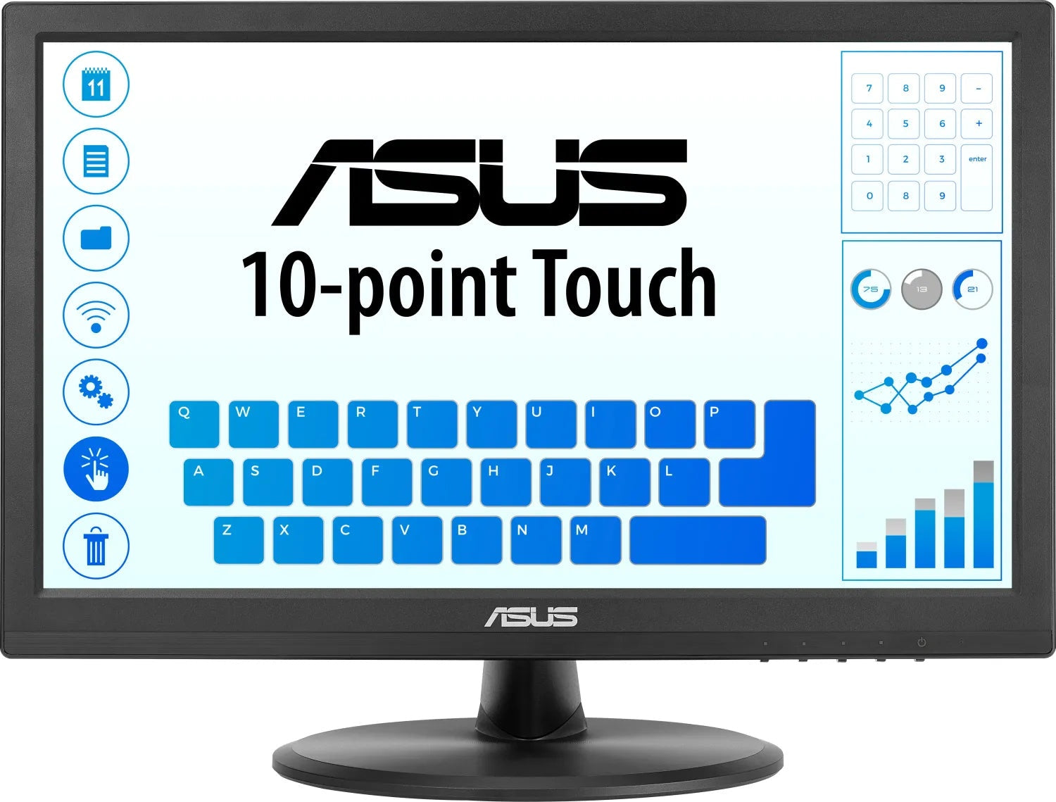 ASUS VT169HE - LED-Monitor - 40.6 cm (16") (15.6" sichtbar) (90LM09V1-B01170) - 4711387406090 - afbeelding 1