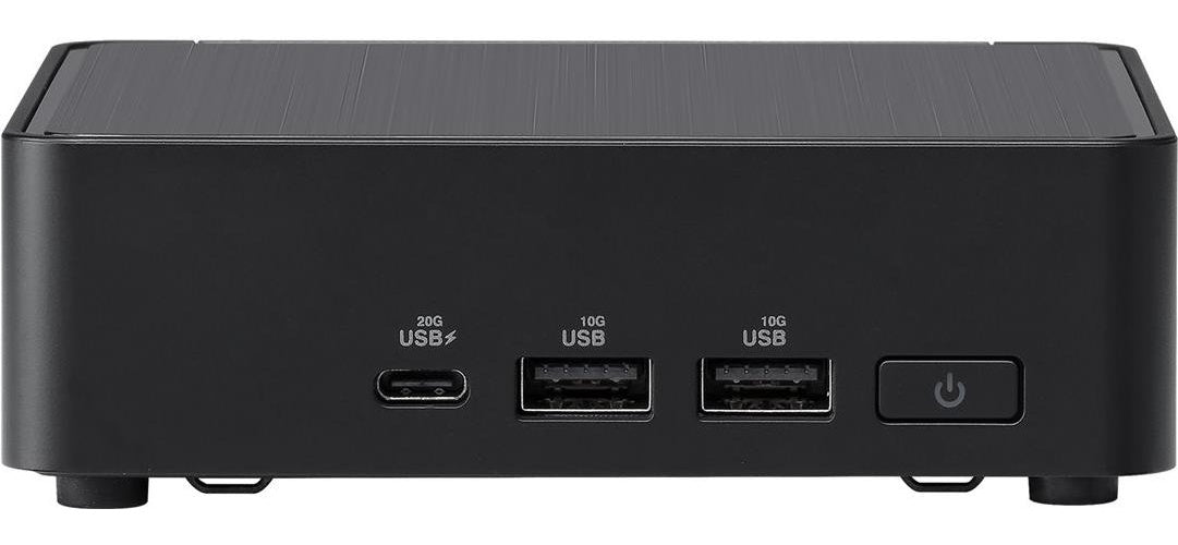 ASUS NUC 14 Pro RNUC14RVKI300002I - Barebone - Mini-PC - 1 x Core 3 100U / 1,2 GHz - RAM 0GB - Intel Graphics - Wi-Fi 6E, 1GbE, 2,5GbE, Bluetooth 5,3 - WLAN: Bluetooth 5,3, 802,11a/b/g/n/ac/ax (Wi-Fi 6E) - Schwarz (90AR0062-M00040) afbeelding 1