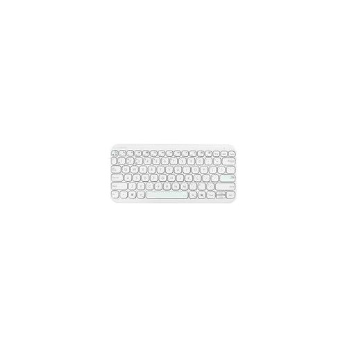 ASUS Marshmallow-Tastatur KW100 Iridescent White - Wireless, QWERTZ-Layout, 84 Tasten (90XB0880-BKB4H0) afbeelding 1