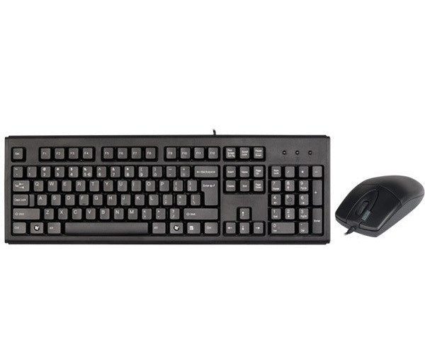 A4Tech KM-720620D keyboard USB QWERTY English Black afbeelding 1