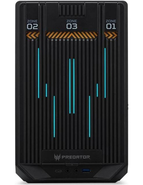 Acer Predator MI900 - Mini-ITX - Seitenteil mit Fenster - keine Spannungsversorgung - weiß - USB/Audio (DC.Z3XEE.001) afbeelding 1