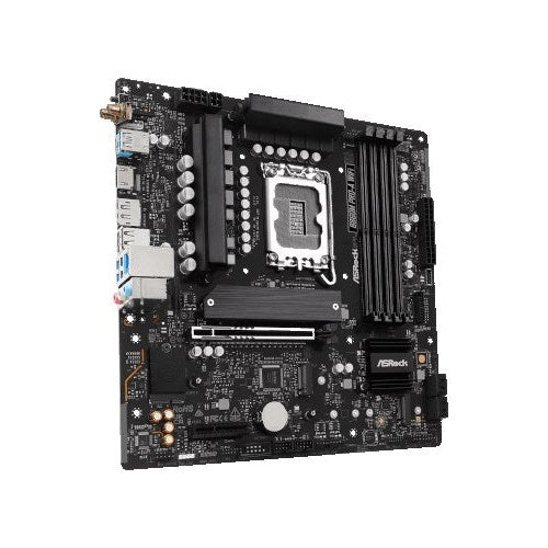 ASRock B860M Pro-A WiFi - Motherboard - micro ATX - LGA1851-Sockel - B860 Chipsatz - USB-C 3.2 Gen 2x2, USB-C 3.2 Gen 1, USB 3.2 Gen 1 - 2.5 Gigabit LAN - Onboard-Grafik (CPU erforderlich) (90-MXBRS0-A0UAYZ) afbeelding 2