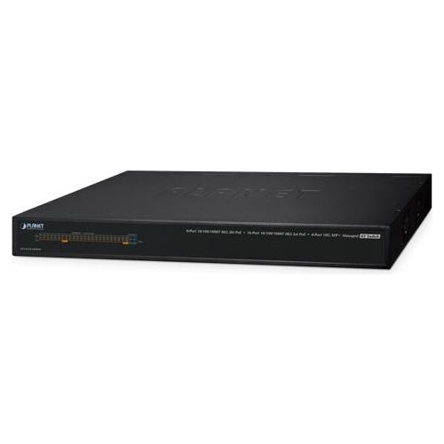PLANET AVS-4210-24HP4X Netzwerk-Switch Managed L2/L4 10G Ethernet (100/1000/10000) Power over Ethernet (PoE) 1U black (AVS-4210-24HP4X) afbeelding 1