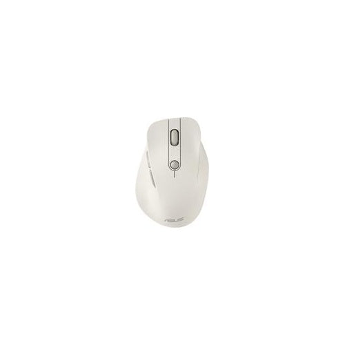ASUS MD105 Kabellose Maus RF Wireless + Bluetooth 2400 DPI Milky White afbeelding 1