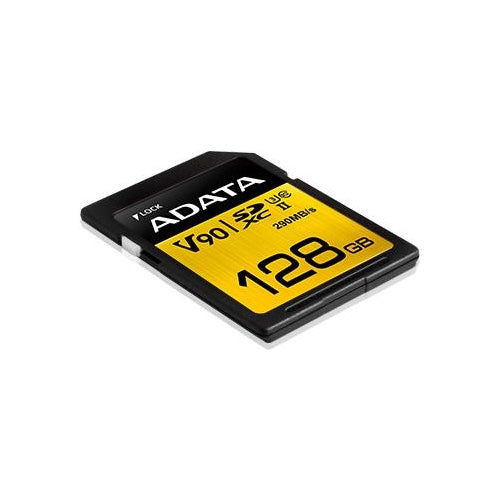 ADATA Premier ONE - Flash-Speicherkarte - 128GB - UHS-II U3 / Class10 - SDXC UHS-II (ASDX128GUII3CL10-C) afbeelding 1
