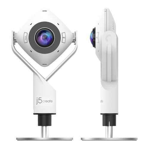 j5create JVCU360-N 360° Rundum Webcam - 2,07 MP - 1920 x 1080 Pixel - Full HD - 30 fps - 1920x1080@30fps - 1080p (JVCU360-N) afbeelding 1