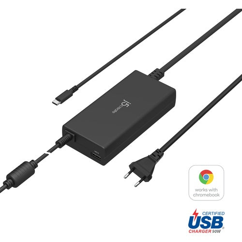 j5create JUP2290C-EN 100W PD USB-C® Super Charger - EU - Universal - Indoor - 100-240 V - 50/60 Hz - 100 W - 5-20 V (JUP2290C-EN) afbeelding 1