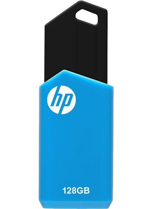 PNY v150w USB-Stick 128 GB USB Typ-A 2.0 Schwarz - Blau (HPFD150W-128) afbeelding 1