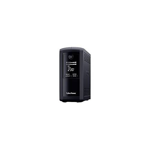 CyberPower Value Pro VP700ELCD - USV - Wechselstrom 230 V - 390 Watt - 700 VA - RS-232, USB - Ausgangsanschlüsse: 4 - Schwarz afbeelding 1