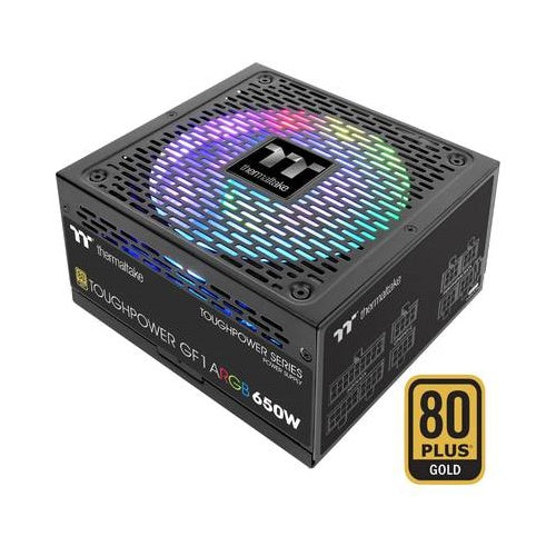 Thermaltake ToughPower GF1 ARGB 650W - TT Premium Edition - Stromversorgung (intern) - ATX12V - 80 PLUS Gold - 650 Watt - aktive PFC (PS-TPD-0650F3FAGE-1) afbeelding 1