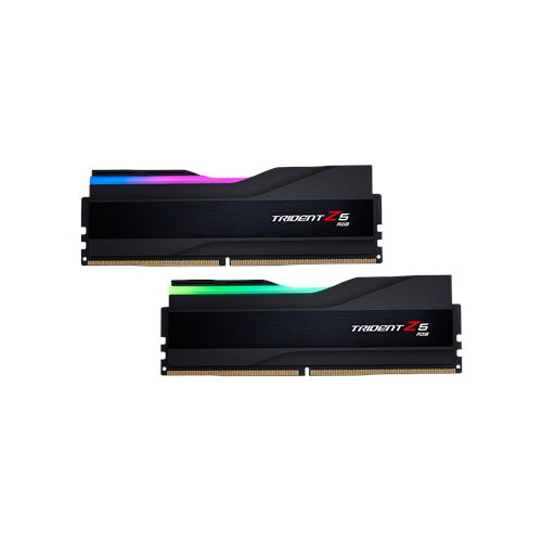 G.Skill Trident Z5 RGB - DDR5 - Kit - 32GB: 2 x 16GB - DIMM 288-PIN - 5600 MHz / PC5-44800 - CL36 - non-ECC - mattschwarz (F5-5600J3636C16GX2-TZ5RK) afbeelding 1