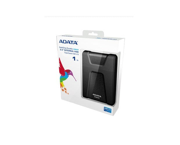 ADATA DashDrive Durable HD650 - Festplatte - 1TB - extern (tragbar) - 2.5" (6,4 cm) - USB3.0 - Schwarz (AHD650-1TU31-CBK) - 4713435799154 - image 2