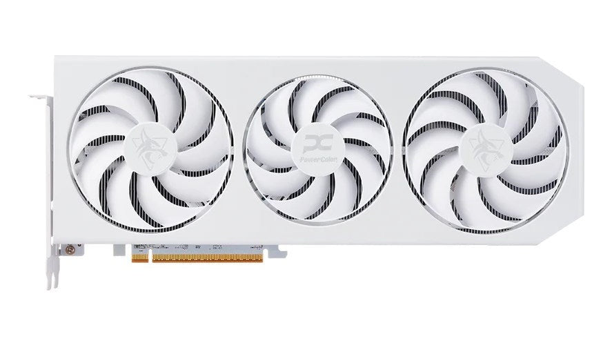 PowerColor Hellhound Radeon RX 9070 XT Spectral White AMD 16 GB GDDR6 (RX9070XT 16G-L/OC/WHITE) afbeelding 1