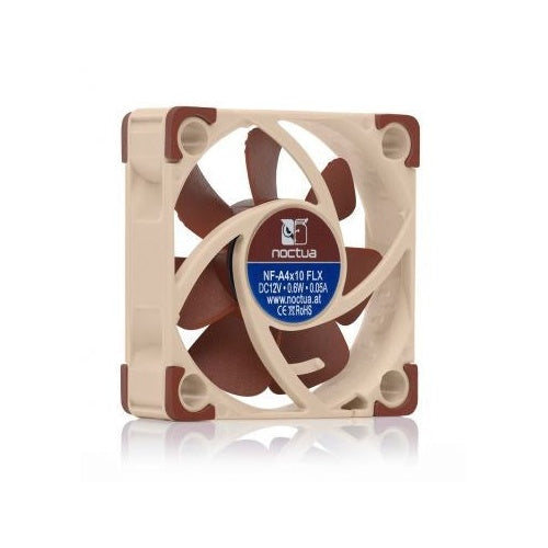 Noctua NOC-NF-A4X10-FLX computer cooling component Computer case Fan 4 cm Beige  Brown 1 pc(s) - 4716123314691 - image 2