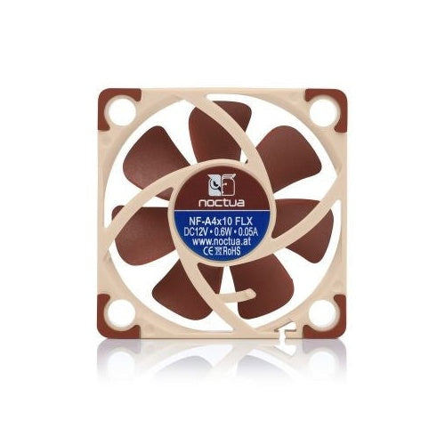 Noctua NOC-NF-A4X10-FLX computer cooling component Computer case Fan 4 cm Beige  Brown 1 pc(s) - 4716123314691 - image 4