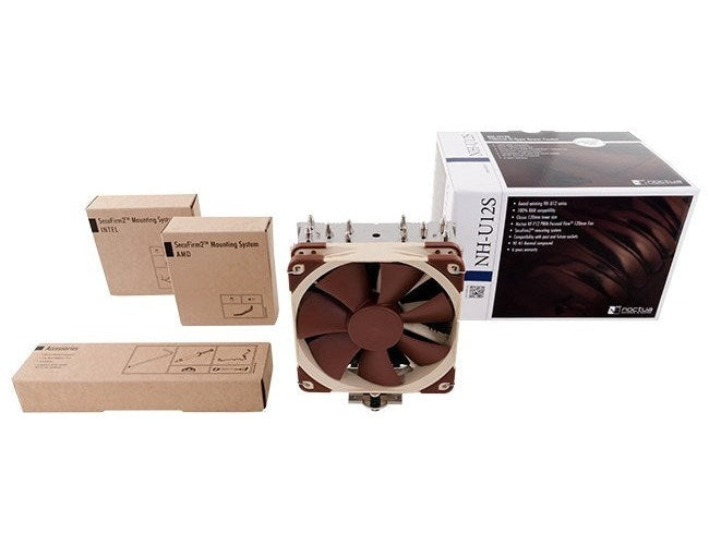 Noctua NH-U12S - 0.6 W - 12 V - Brown - Edelstahl - 158 mm - 71 mm - 125 mm (NH-U12S) afbeelding 4