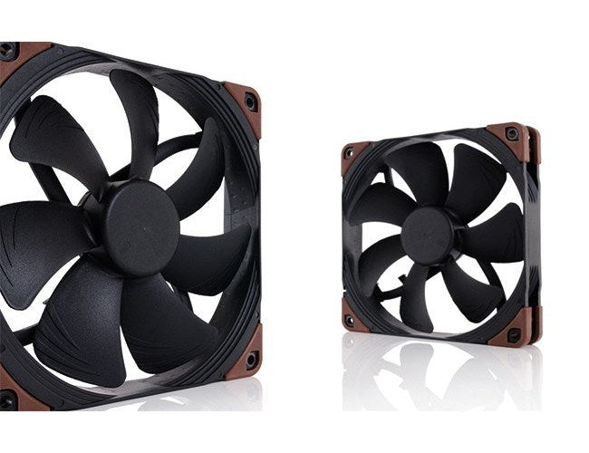 Noctua NF-A14 industrialPPC-2000 Computer case Fan 14 cm Black  Brown afbeelding 3
