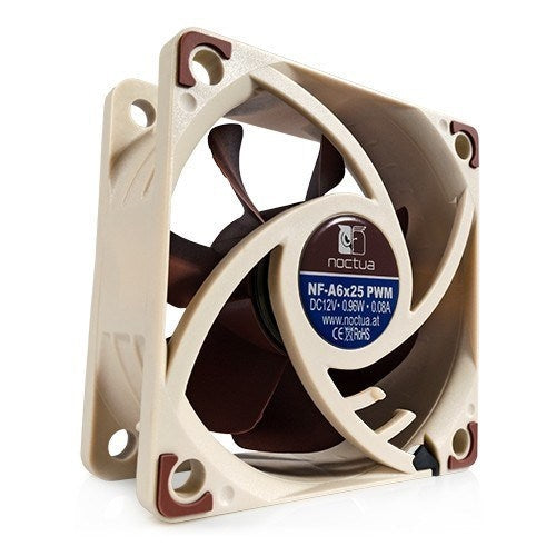 Noctua NF-A6x25 PWM Computer case Fan 6 cm Beige  Brown - 4716123315636 - image 3