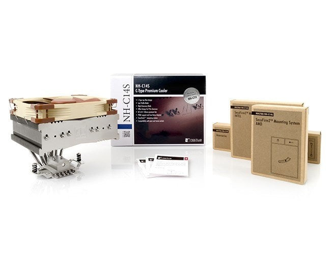 Noctua NH-CS14 - Prozessor-Luftkühler - (für: LGA1156, AM2, AM2+, AM3, LGA1155, AM3+, LGA2011, FM1, FM2, LGA1150, FM2+, LGA2011-3, LGA1151, AM4, LGA1200) - 140 mm (NH-C14S) - 4716123315698 - image 1