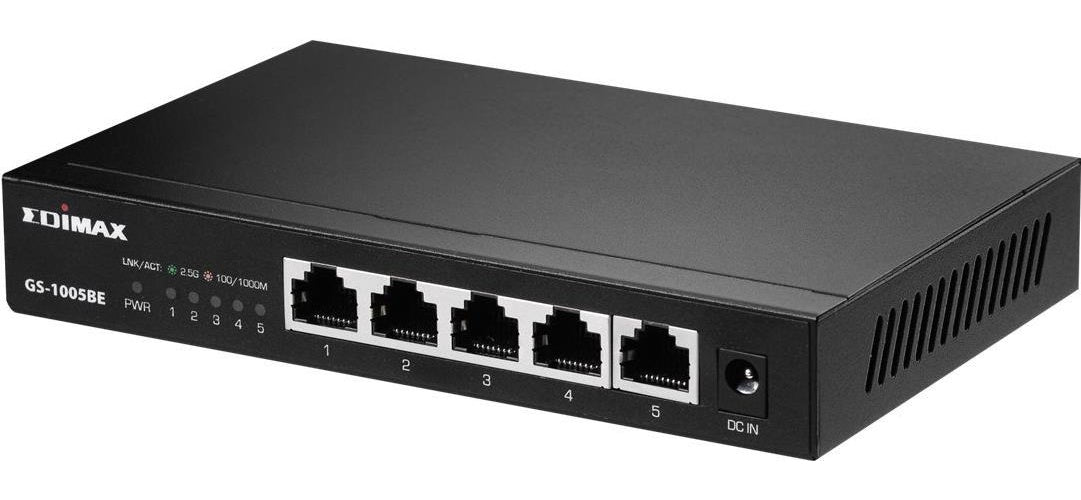 Edimax GS-1005BE - Switch - unmanaged - 5 x 100/1000/2,5G - Desktop (GS-1005BE) afbeelding 1
