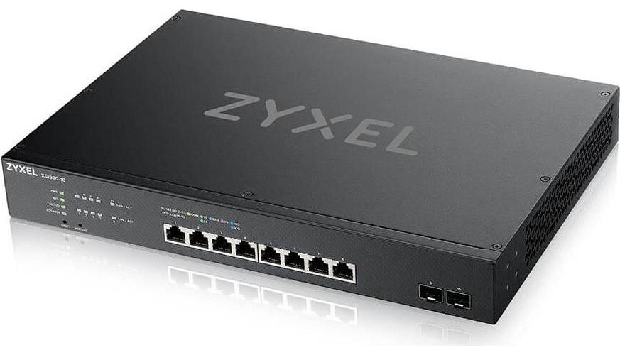 Zyxel XS1930-10 - Switch - Smart - 8 x 100/1000/2,5G/5G/10GBase-T + 2 x 10 Gigabit SFP+ - an Rack montierbar (XS1930-10-ZZ0101F) afbeelding 1