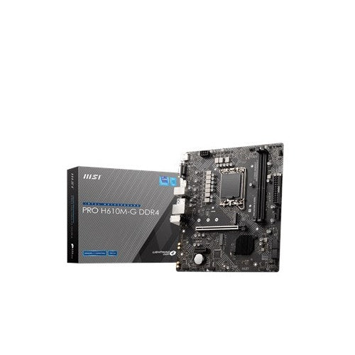 MSI PRO H610M-G DDR4 - Motherboard - micro ATX - LGA1700-Sockel - H610 Chipsatz - USB 3,2 Gen 1 - Gigabit LAN - Onboard-Grafik (CPU erforderlich) - HD Audio (8-Kanal) (7D46-009R) - 4719072925024 - image 6