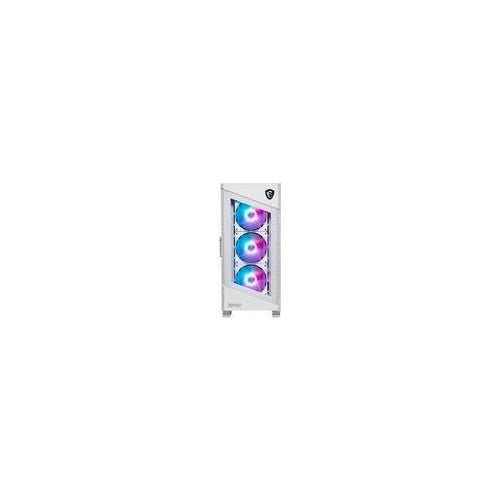 MSI MPG VELOX 100R - Mid tower - ATX - Seitenteil mit Fenster (gehärtetes Glas) - keine Spannungsversorgung (ATX) - weiß - USB/Audio (306-7G18W23-809) afbeelding 1