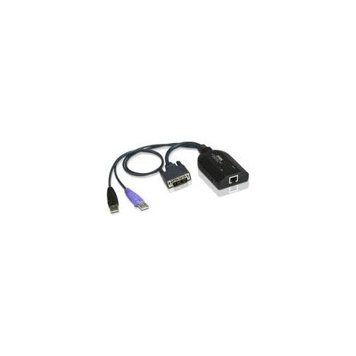 ATEN KA7166 - Tastatur- / Video- / Maus- (KVM-) Kabel - RJ-45 (W) - USB Typ A, 4-polig, DVI-D (M) - 9,1 cm (KA7166) afbeelding 1