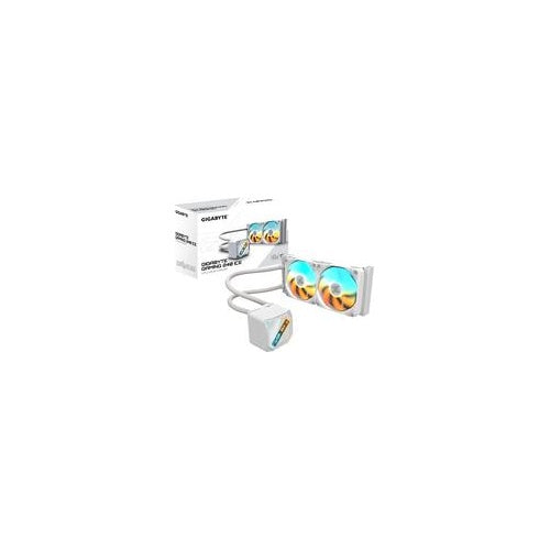 Gigabyte GME 240 ICE Wasserkühlung für AMD und Intel CPU Weiß - CPU-Kühler - 35,8 dB (GP-GIGABYTE GME 240I) afbeelding 1