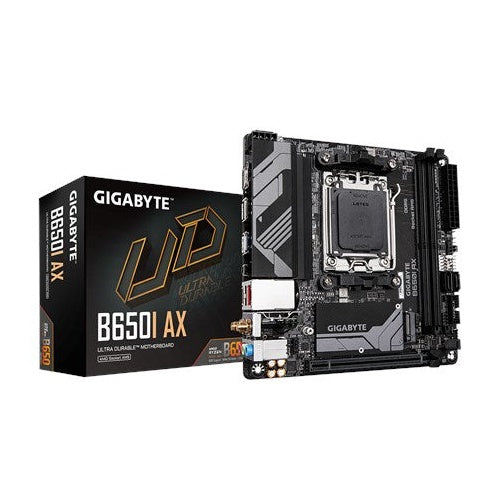 Gigabyte B650I AX - 1,0 - Motherboard - Mini-ITX - Socket AM5 - AMD B650 Chipsatz - USB 3,2 Gen 1, USB-C 3,2 Gen 1, USB 3,2 Gen 2 - 2,5 Gigabit LAN, Wi-Fi 6E, Bluetooth - Onboard-Grafik (CPU erforderlich) - HD Audio (8-Kanal) (B650I AX) afbeelding 6