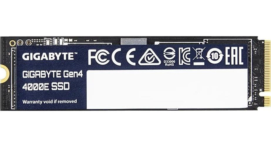 Gigabyte Gen4 4000E - SSD - 500GB - intern - M.2 2280 - PCIe 4,0 x4 (NVMe) (G440E500G) afbeelding 1