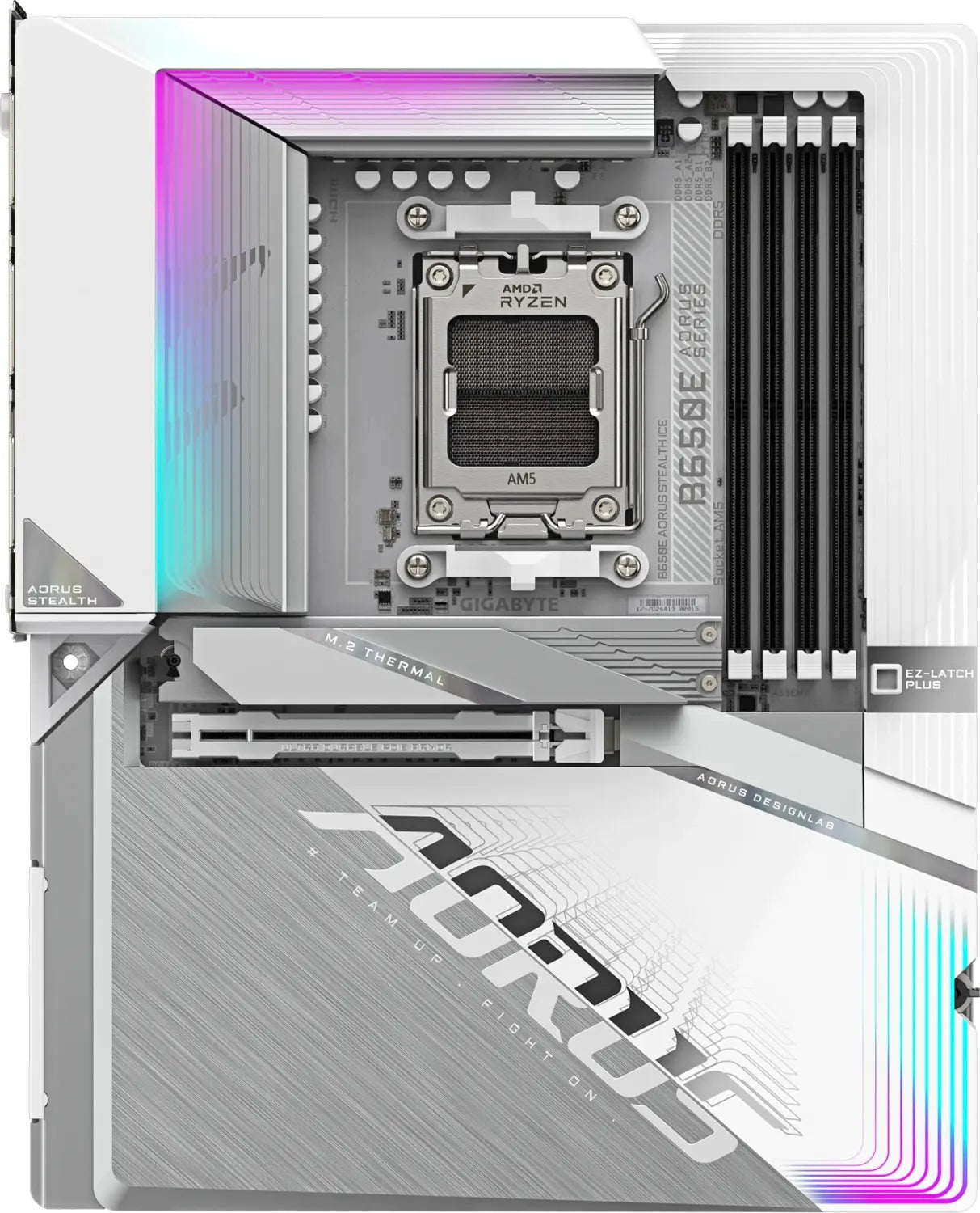 Gigabyte B650E A Stealth ICE (B650,AM5,ATX,DDR5) - AMD Sockel AM5 (Ryzen Zen4) - ATX (B650E A STEALTH ICE) - 4719331863777 - afbeelding 1