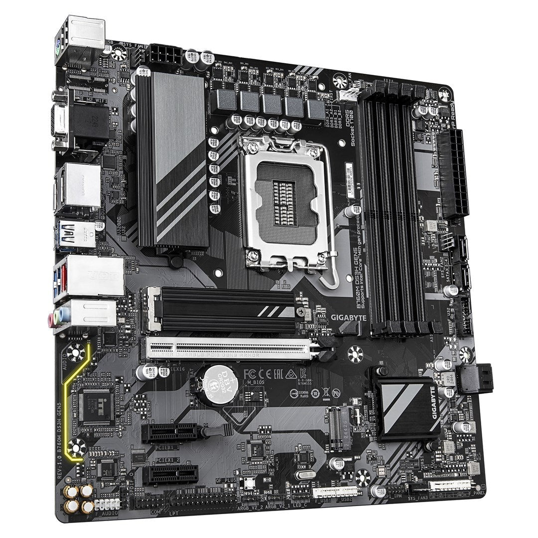 Gigabyte B760M DS3H GEN5 B760 S1700 mATX DDR5 (B760M DS3H GEN5) afbeelding 3