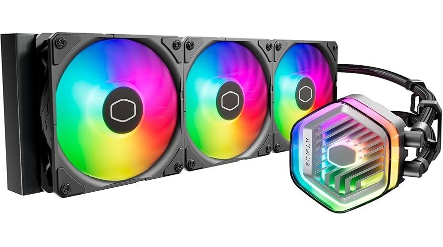 CoolerMaster WAK MasterLiquid 360 Atmos Stealth (MLX-D36M-A24PK-R1) afbeelding 1