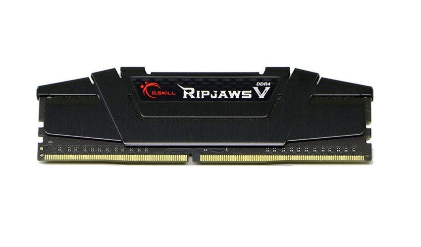 G.Skill Ripjaws V - DDR4 - 16 GB : 2 x 8 GB - DIMM 288-PIN - 3200 MHz / PC4-25600 - CL16 - 1.35 V - ungepuffert - nicht-ECC - Classic Black (F4-3200C16D-16GVKB) - 4719692004970 - image 1
