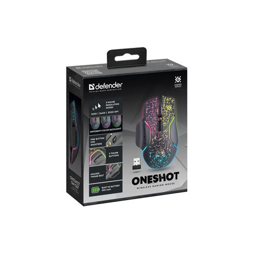 DEFENDER MOUSE GM-067 ONESHOT OPTIC RF RGB 3200dpi 7P - 4745090820492 - image 6