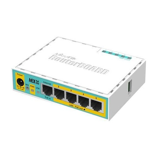 Mikredik RouterBOARD hEX lite RB750UPr2 - Router - 4-Port-Switch (RB750UPr2) afbeelding 1