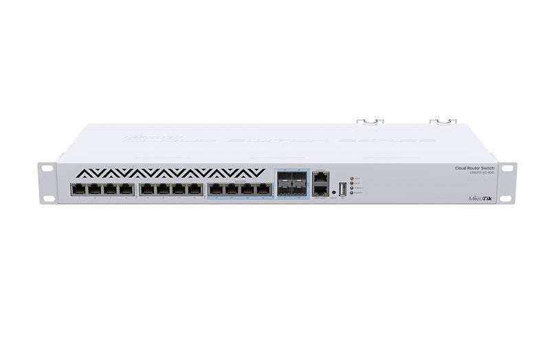 Mikrotik CRS312-4C+8XG-RM network switch L3 10G Ethernet (100/1000/10000) White 1U afbeelding 1