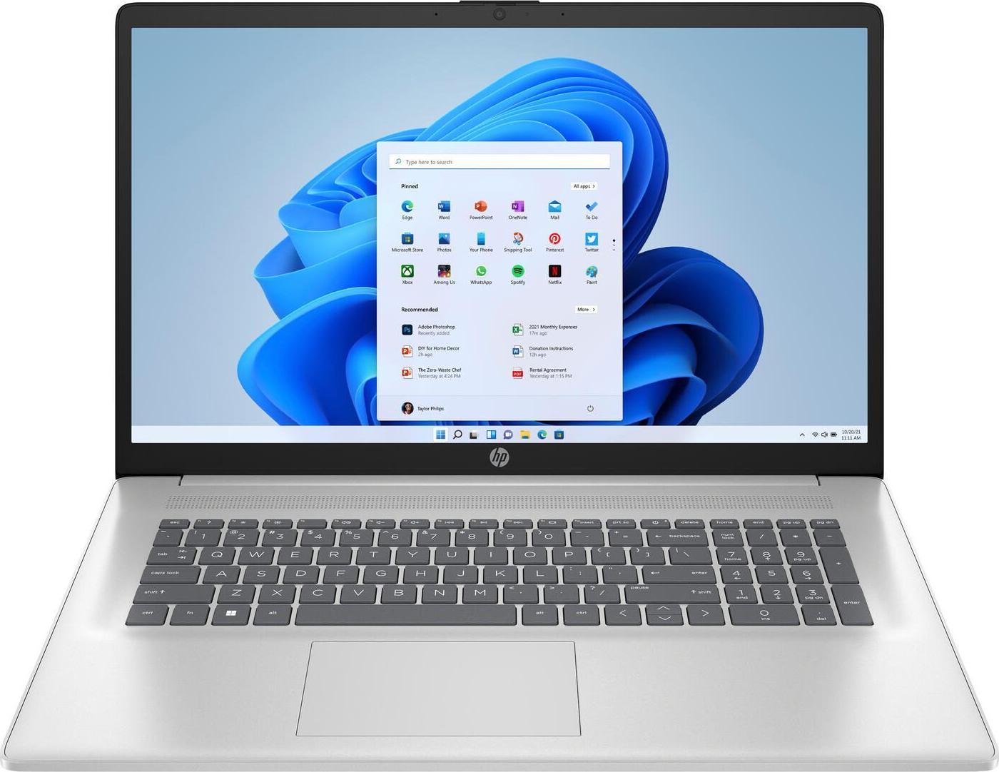 HP Laptop 17-cp3076ng AMD Ryzen 7 7730U 2 GHz Win 11 Home Radeon Graphics 16 GB RAM 512 GB SSD NVMe 17.3" C6RF9EA